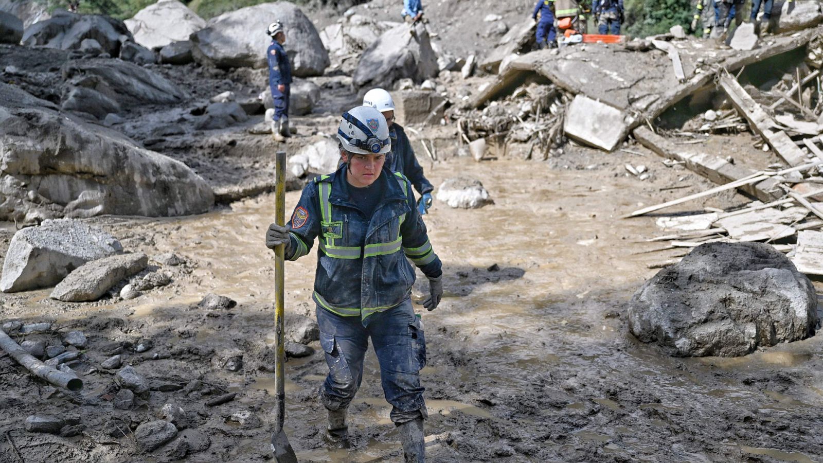 Más de una decena de muertos por una avalancha en Colombia