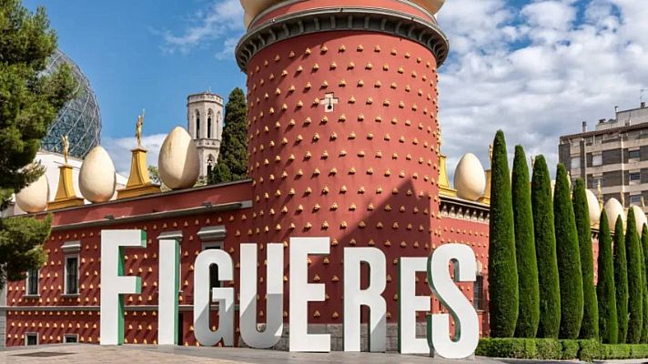 Telediario 1 - Los termómetros en Figueras, Cataluña, superaron ayer los 45 grados