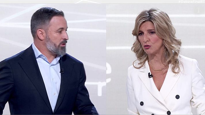 Especiales informativos - Díaz exige a Abascal que pida disculpas por decir que un migrante mató a una mujer en Lavapiés y el de Vox responde: "¿Me está dando órdenes a mí?"