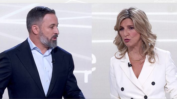 Especiales informativos - Díaz exige a Abascal que pida disculpas por decir que un migrante mató a una mujer en Lavapiés y el de Vox responde: "¿Me está dando órdenes a mí?"