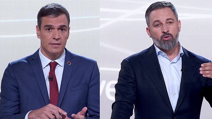 Sánchez cree que Feijóo se ausenta del debate porque "se avergüenza" de Abascal y Vox carga contra los "pactos" del PSOE con Bildu