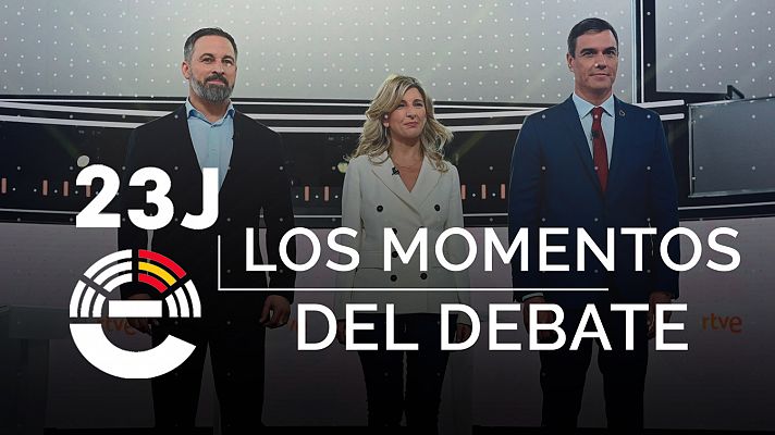Modo Digital - Los mejores momentos de los tres candidatos de Vox, Sumar y Psoe
