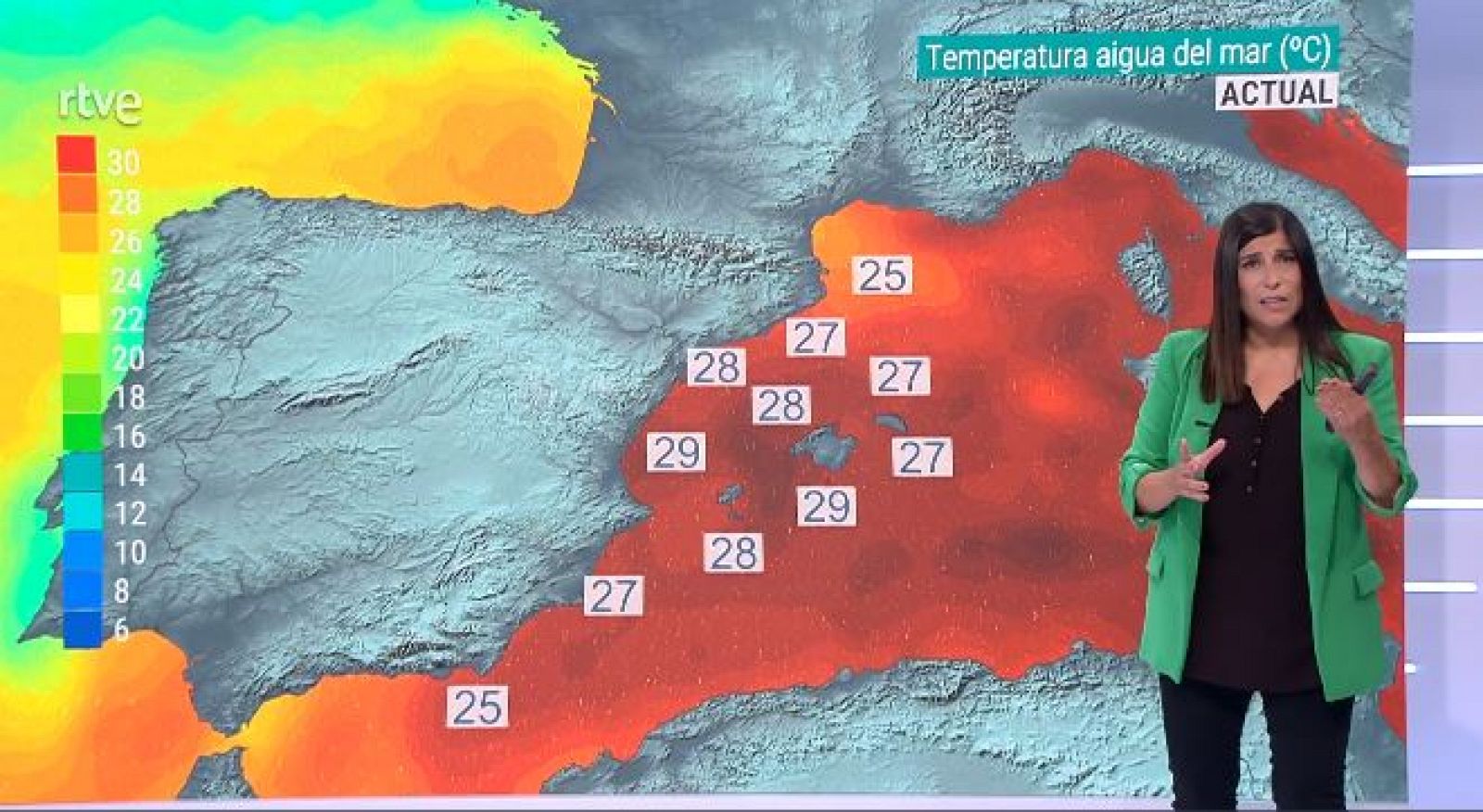 El Temps (20/07/2023) - Calor més raonable i ruixats de tarda