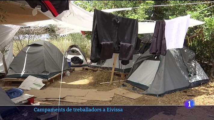 Campaments de treballadors a Eivissa