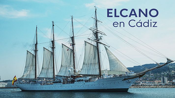 El buque escuela Elcano está en Cádiz