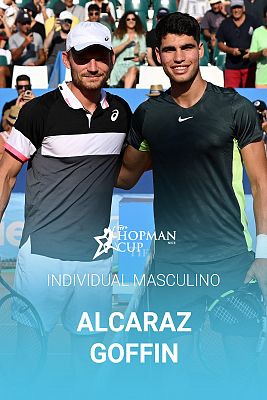 Tenis - Hopman Cup Bélgica- España: Goffin - Alcaraz