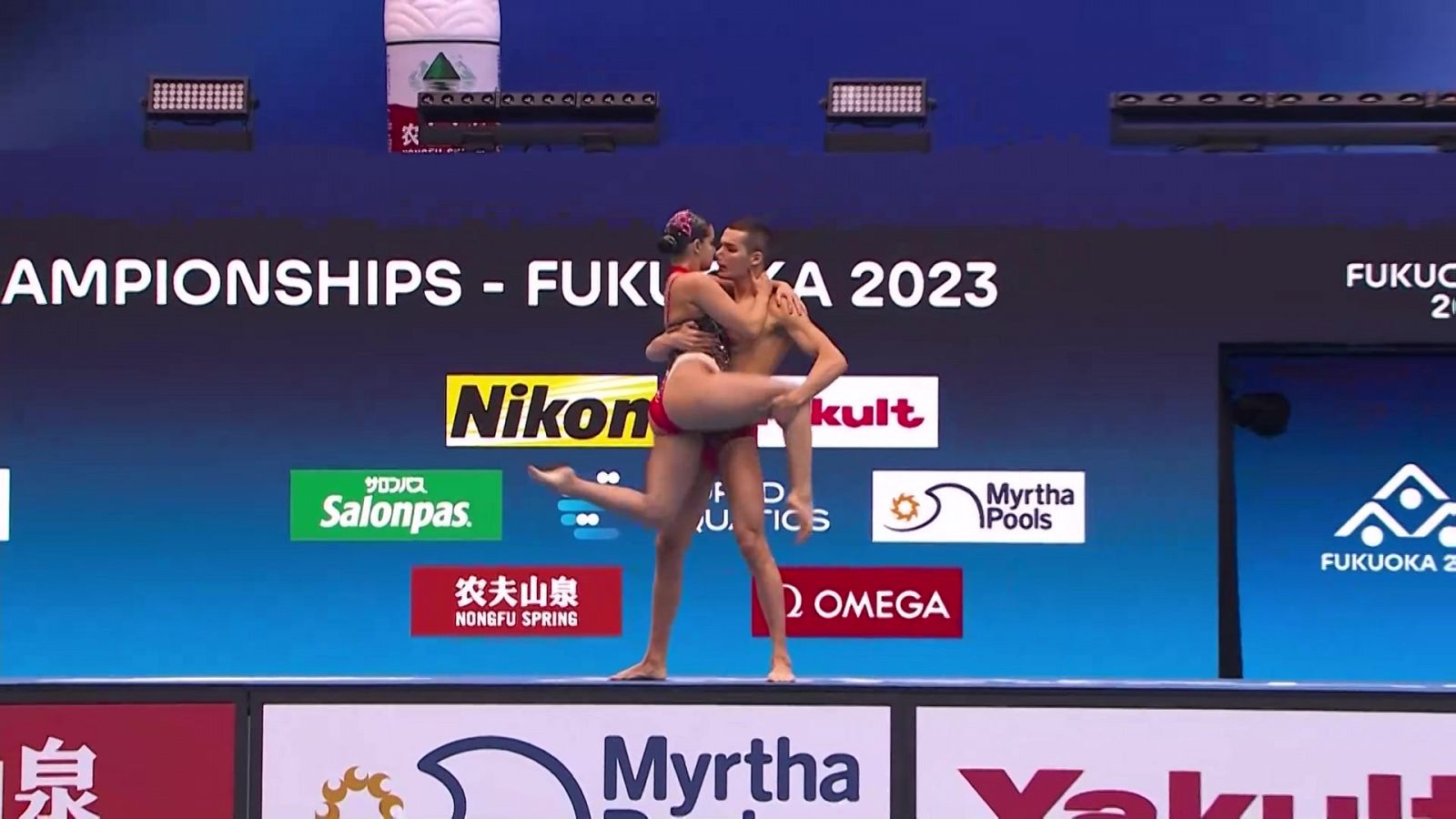 Natación artística - Campeonato del Mundo Final Libre Dúos Mixto