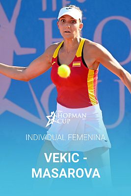 Hopman Cup: individual femenino: D. Vekic - R. Masarova