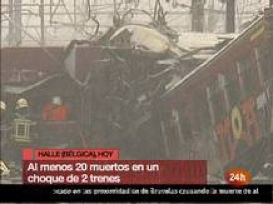 Choque mortal de trenes en Bélgica