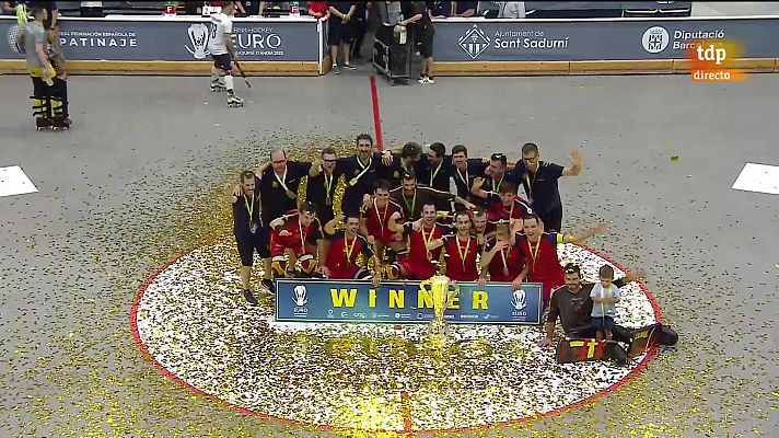 España se proclama campeona de Europa de hockey patines por tercera vez consecutiva