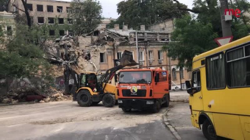 Radio 5 Actualidad - La Catedral de la Transfiguración queda destrozada por un nuevo ataque en Odesa - Escuchar ahora