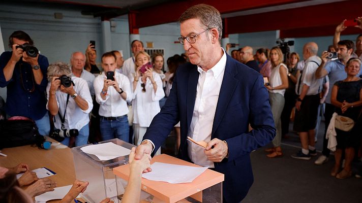 Especiales informativos - Feijóo llama a la participación en el 23J: "Nos jugamos un modelo de país y tener un Gobierno sólido y fuerte"