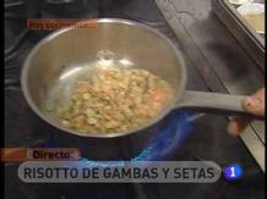 RTVE Cocina - Risotto de gambas y setas