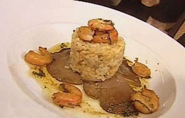 RTVE Cocina - Risotto de gambas y setas