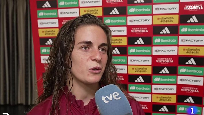 Telediario 1 - Teresa Abelleira, a RTVE: "El juego de la selección me beneficia"