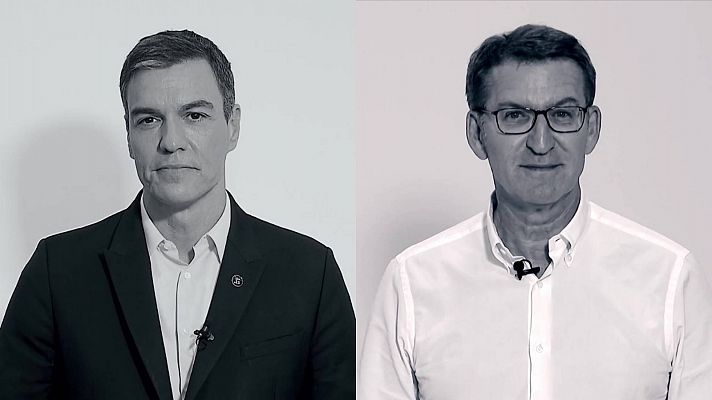 Especiales informativos - El fotomatón de Sánchez y Feijóo en las elecciones generales del 23J