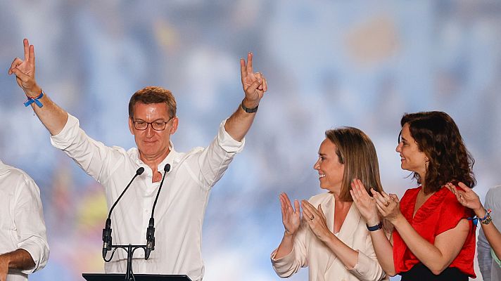 Especiales informativos - Feijóo intentará formar gobierno y pide al PSOE y al resto de fuerzas que "no bloqueen" España