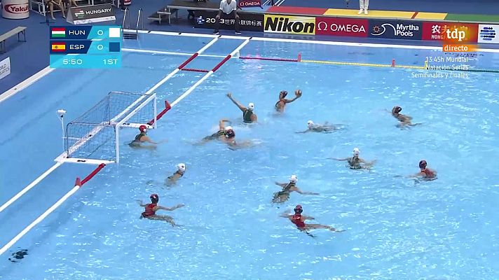 España, a semifinales del Mundial de waterpolo femenino tras someter a Hungría
