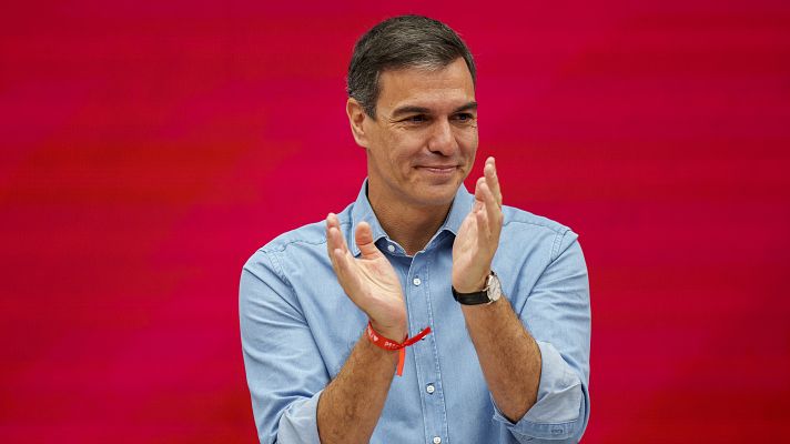 Telediario 1 - El PSOE celebra su segundo puesto en las elecciones generales como una victoria: "Somos más los que queremos avanzar"