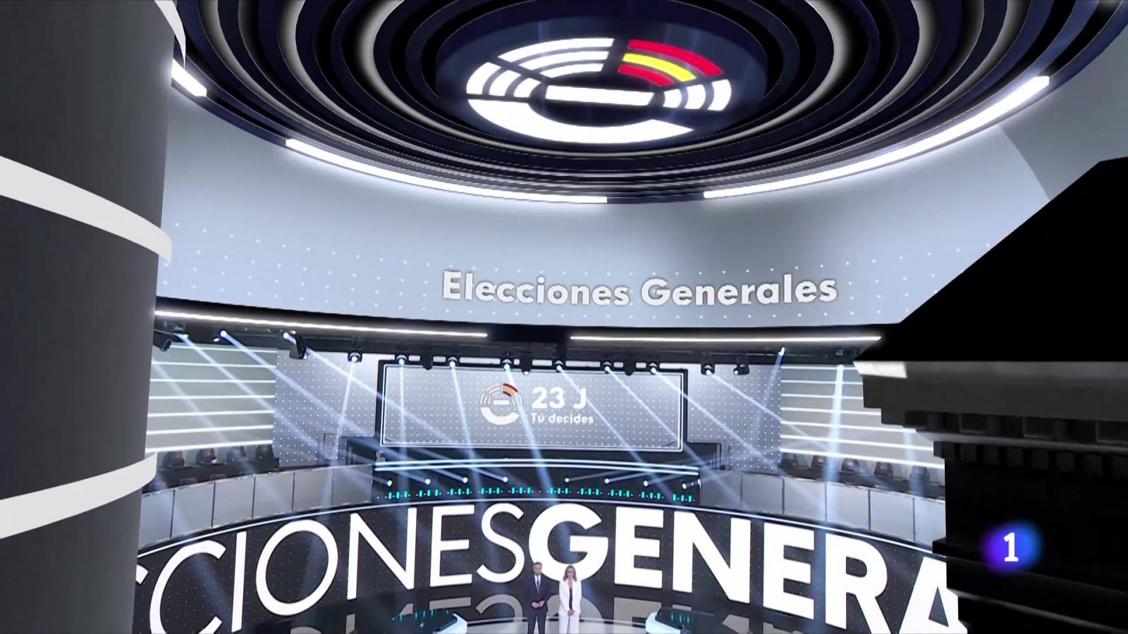 "La noche electoral de RTVE", el programa más visto el 23J