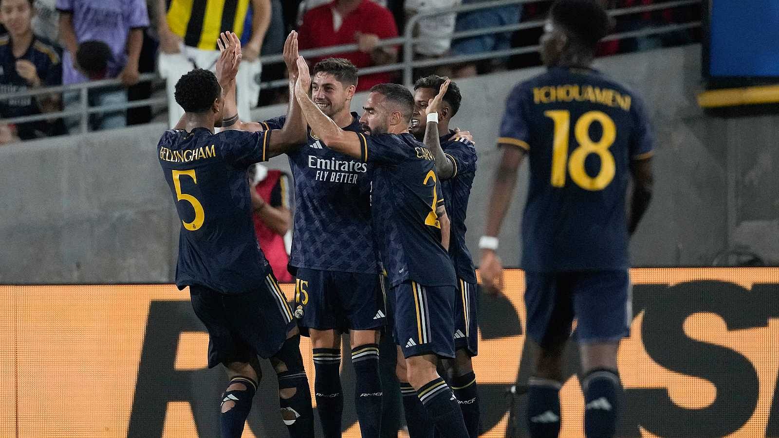 El Real Madrid estrena la pretemporada con una remontada ante el Milan