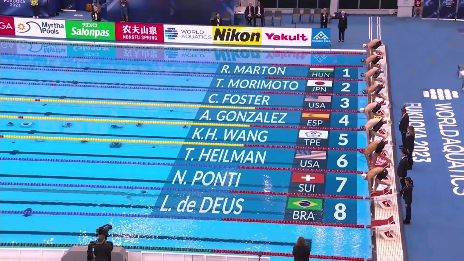 Natación - Campeonato del Mundo: semifinales y Finales (1)