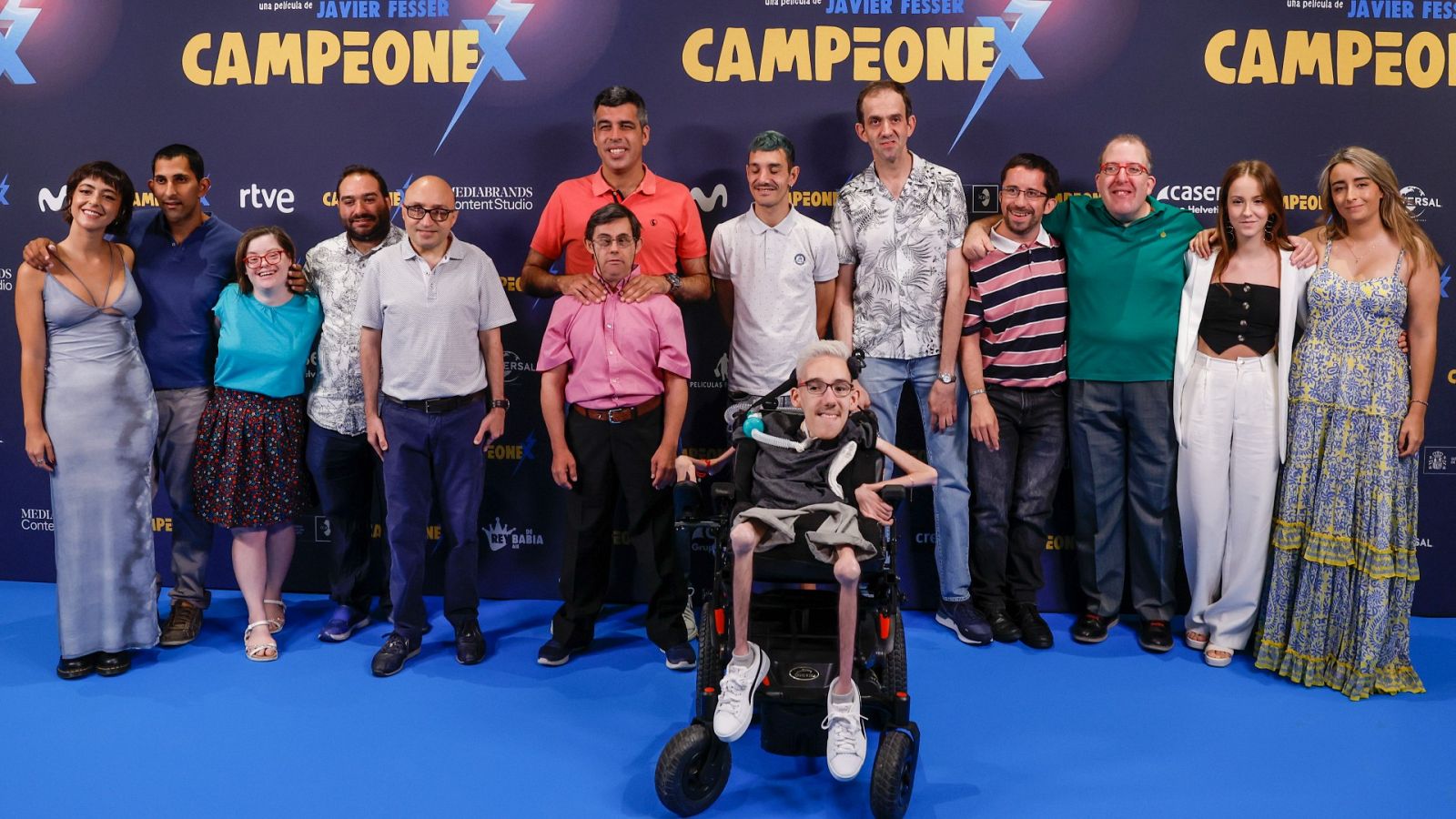 Javier Fesser y los protagonistas de 'Campeonex' presentan la película en Madrid