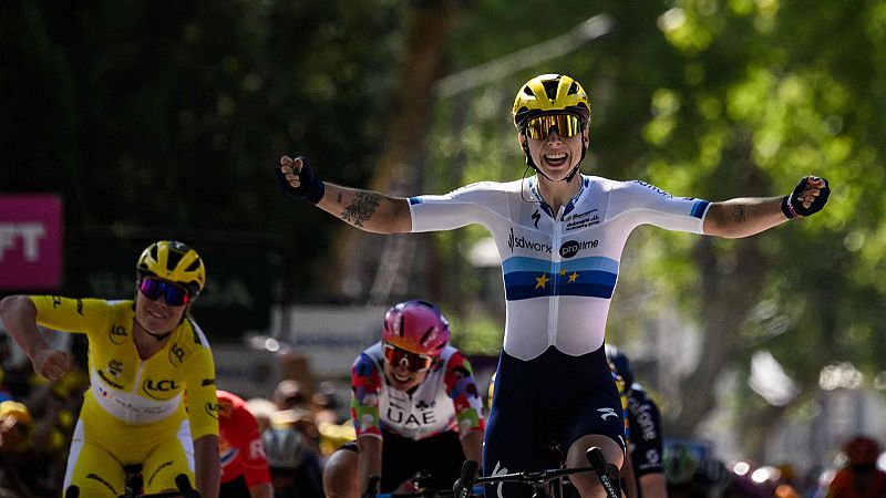 Tour de Francia femenino | Lorena Wiebes gana al sprint la tercera etapa -- Ver ahora
