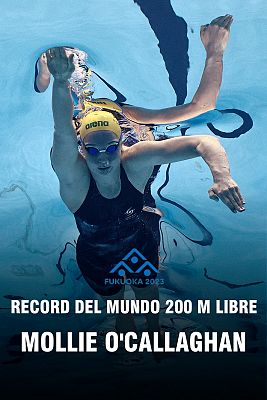 O'Callaghan vence el 200 libre a Titmus y con récord mundial