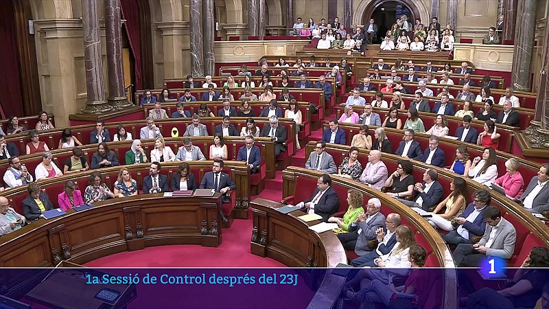 Primera sessió de Control després del 23J marcada pel preu de la investidura