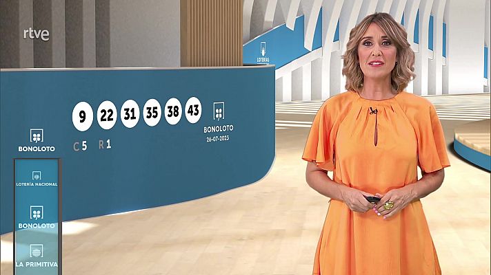 Loterías - Sorteo de la Bonoloto del 26/07/2023