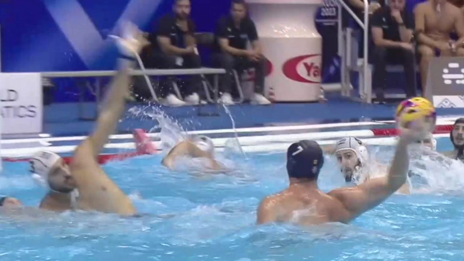 Waterpolo - Campeonato del Mundo. 1ª semifinal masculina: Grecia - Serbia