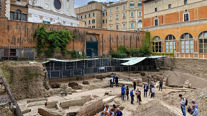 Descubierto en Roma el teatro privado del emperador Nerón