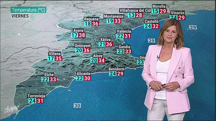 L'informatiu - Comunitat Valenciana - El tiempo en la Comunitat Valenciana - 27/07/23