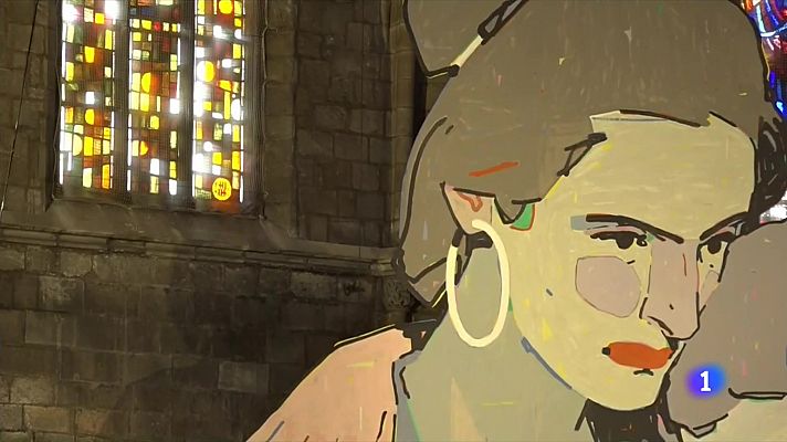 L'Informatiu - Santa Maria del Pi dedica un antic retaule a l'art contemporani