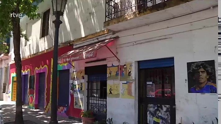 Telediario 2 - La realidad de las mujeres futbolistas de Latinoamérica lejos de los focos del Mundial