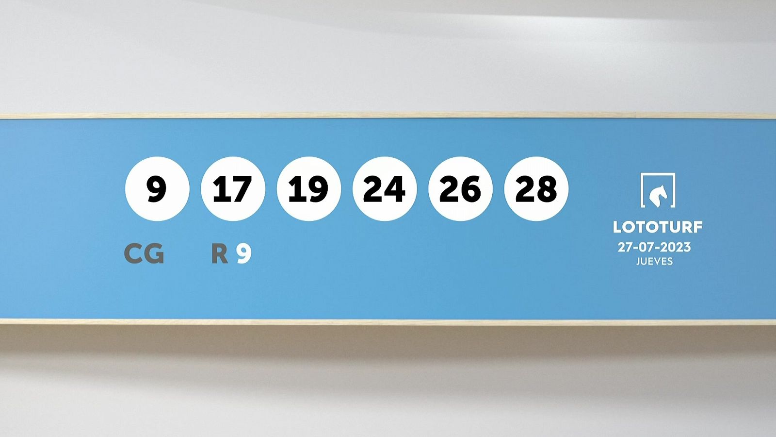 Sorteo de la Lotería Lototurf del 27/07/2023 - Ver ahora