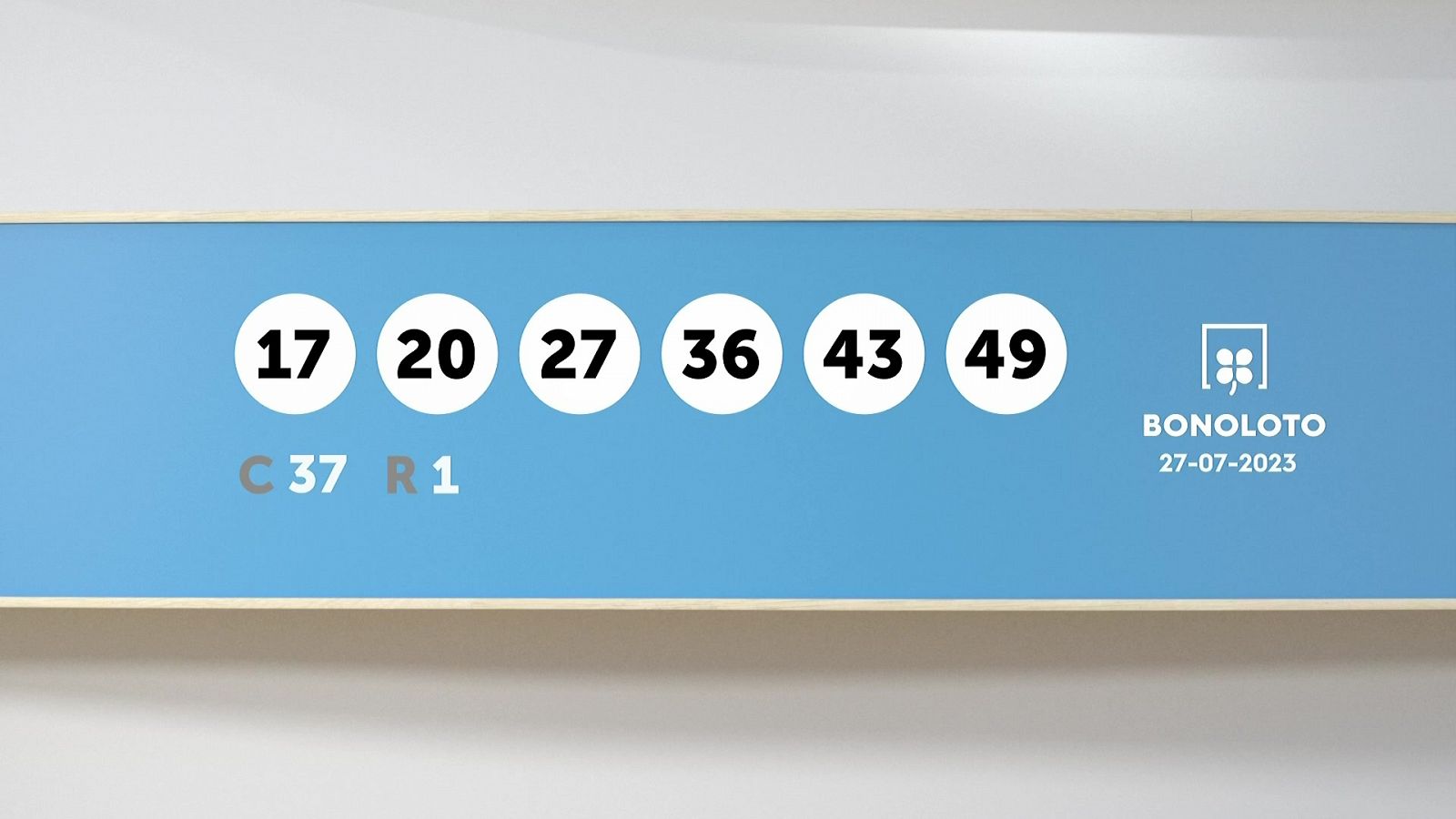 Sorteo de la Lotería Bonoloto del 27/07/2023 - Ver ahora