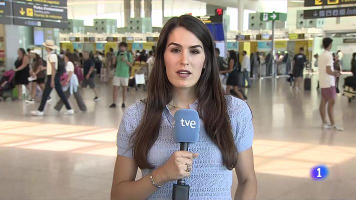 L'Informatiu - L'aeroport del Prat arrenca l'operació sortida d'agost