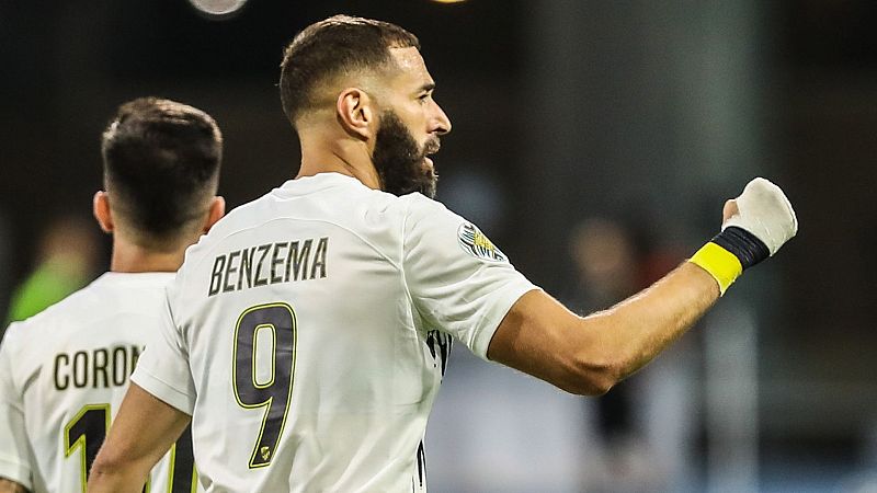 El golazo de Benzema en su debut con el Al-Ittihad
