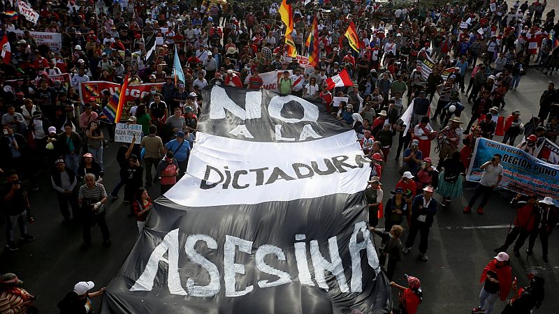 Las protestas en Perú dejan 77 muertos desde diciembre