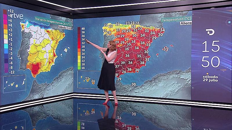 Temperaturas significativamente altas en el Guadalquivir, tercio sureste peninsular, Mallorca y zonas del nordeste - ver ahora