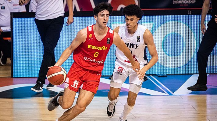 Telediario 2 - España vence a Francia y jugará la final del Europeo sub-18 de baloncesto
