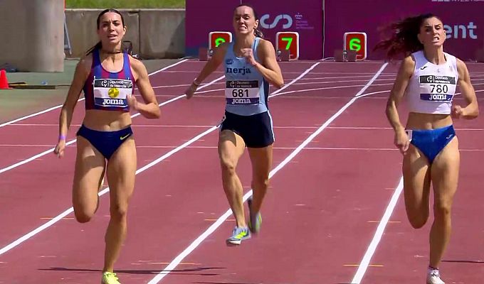 Atletismo - Final femenina 400 m | Campeonato de España de atletismo