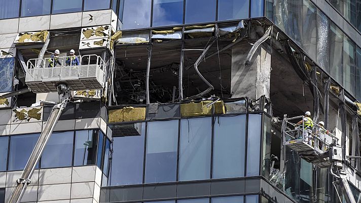 Telediario Fin de Semana - Ucrania logra impactar con dos drones la zona financiera de Moscú