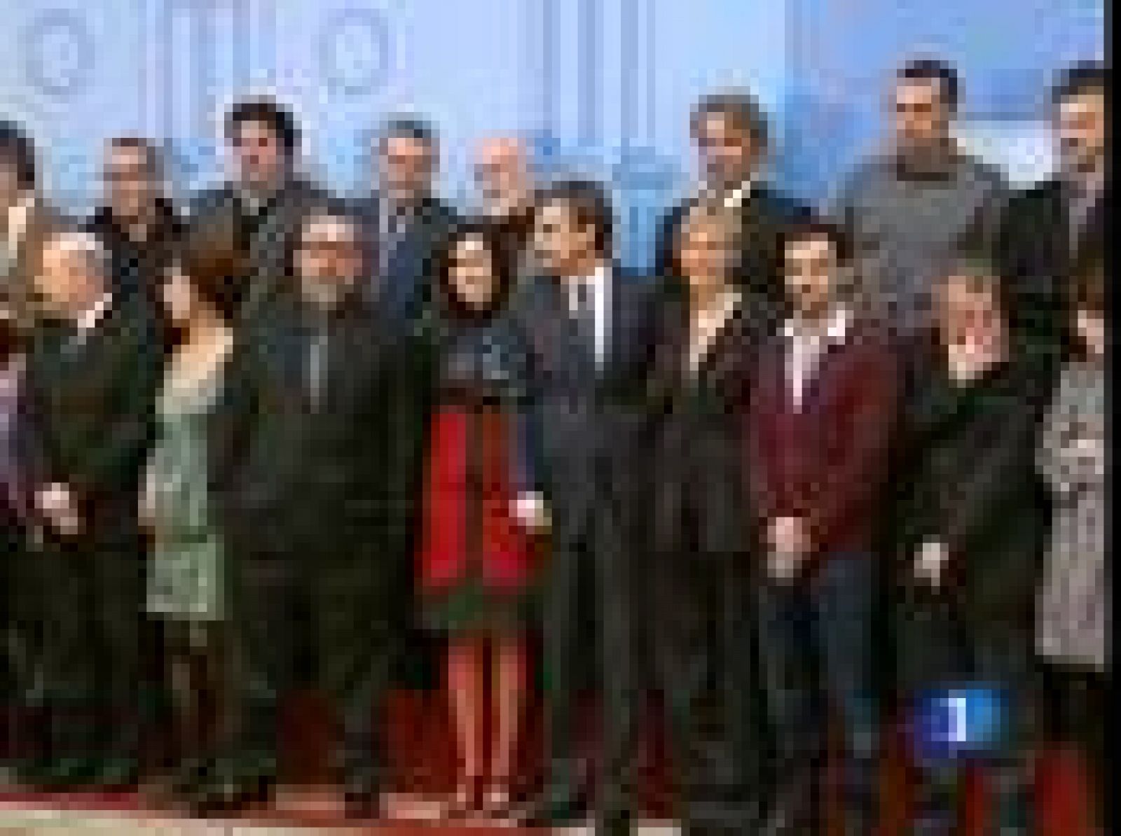 Por primera vez un presidente del Gobierno ha recibido a los premiados con un Goya | Ver