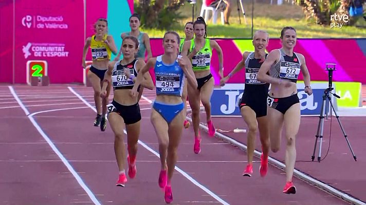 Campeonato de España de Atletismo: Final 800m femenino