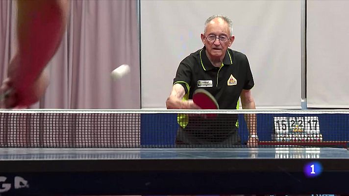 Telediario 2 - La increíble historia de Josep Madurell: Campeón de Europa de tenis de mesa con 85 años
