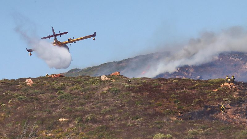 Estabilizado el incendio en un paraje de La Línea de la Concepción que ha afectado a unas 150 hectáreas