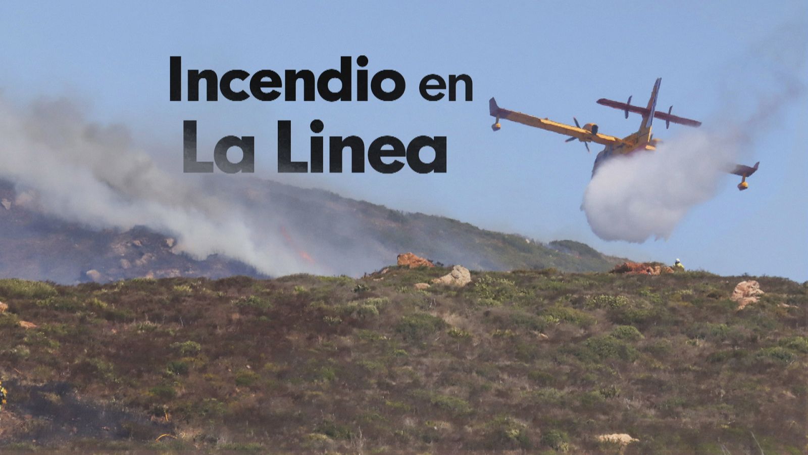 Controlado el incendio de La Línea